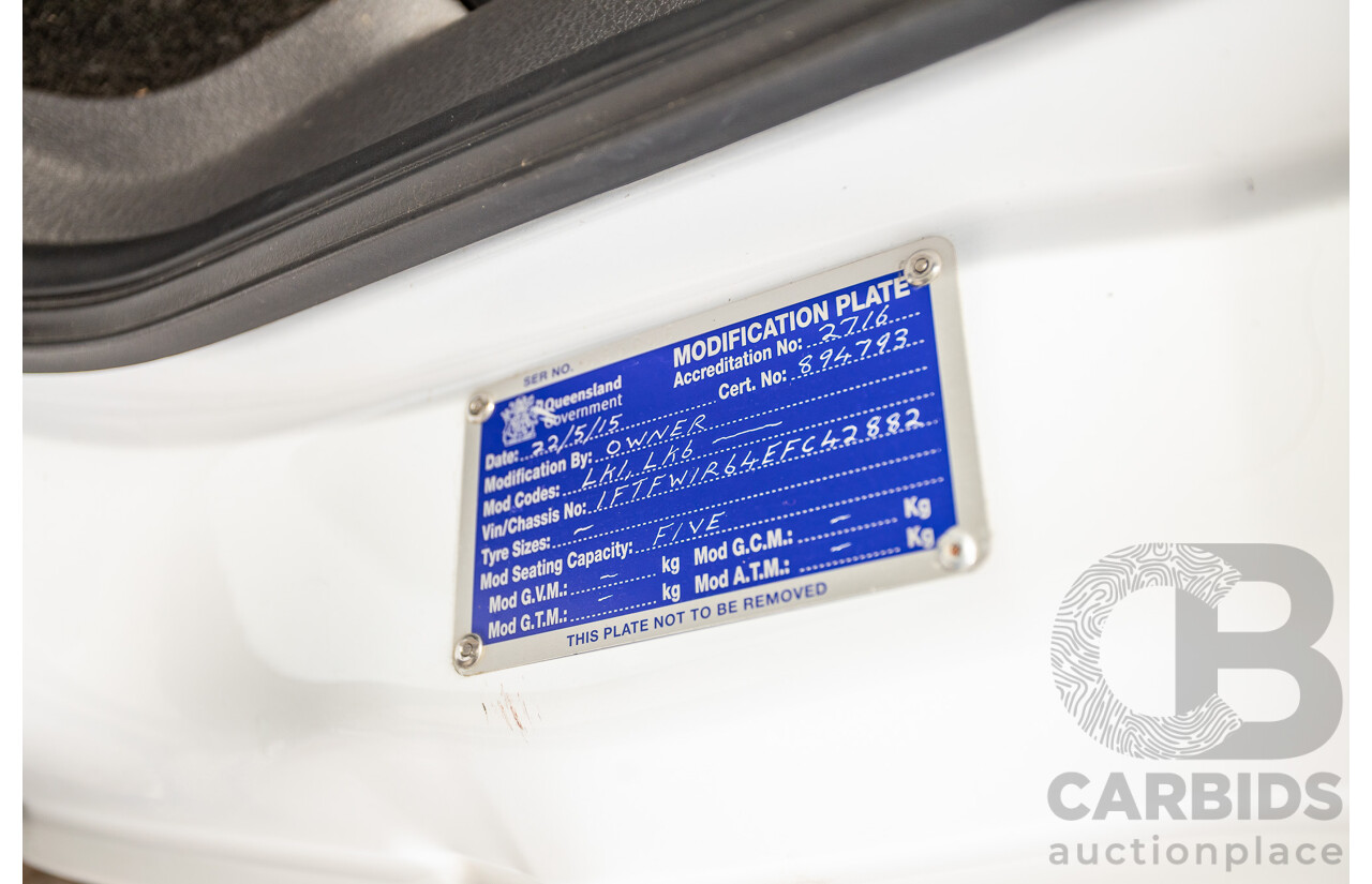 05/2015 Ford F-150 SVT Raptor LWB (4x4) MY15 4d Super Crew Cab Oxford White V8 6.2L