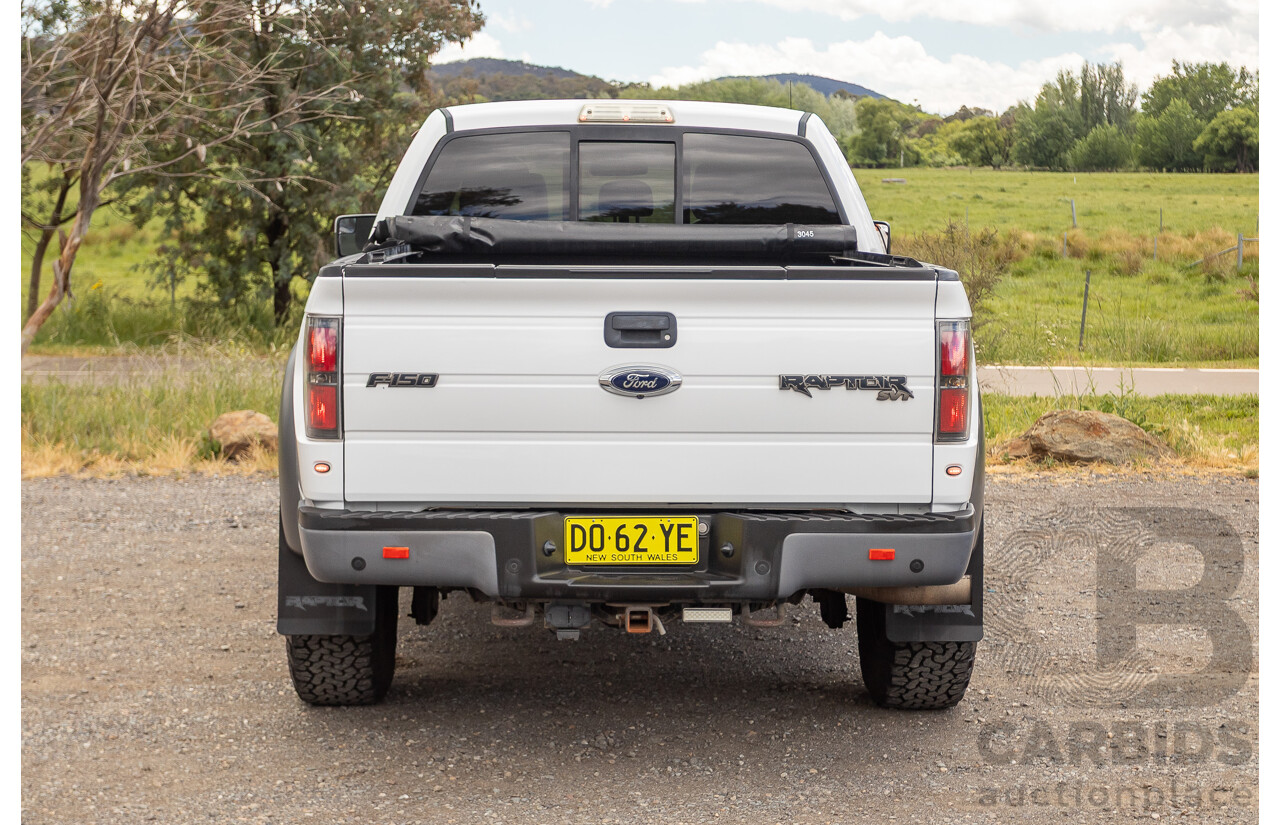 05/2015 Ford F-150 SVT Raptor LWB (4x4) MY15 4d Super Crew Cab Oxford White V8 6.2L