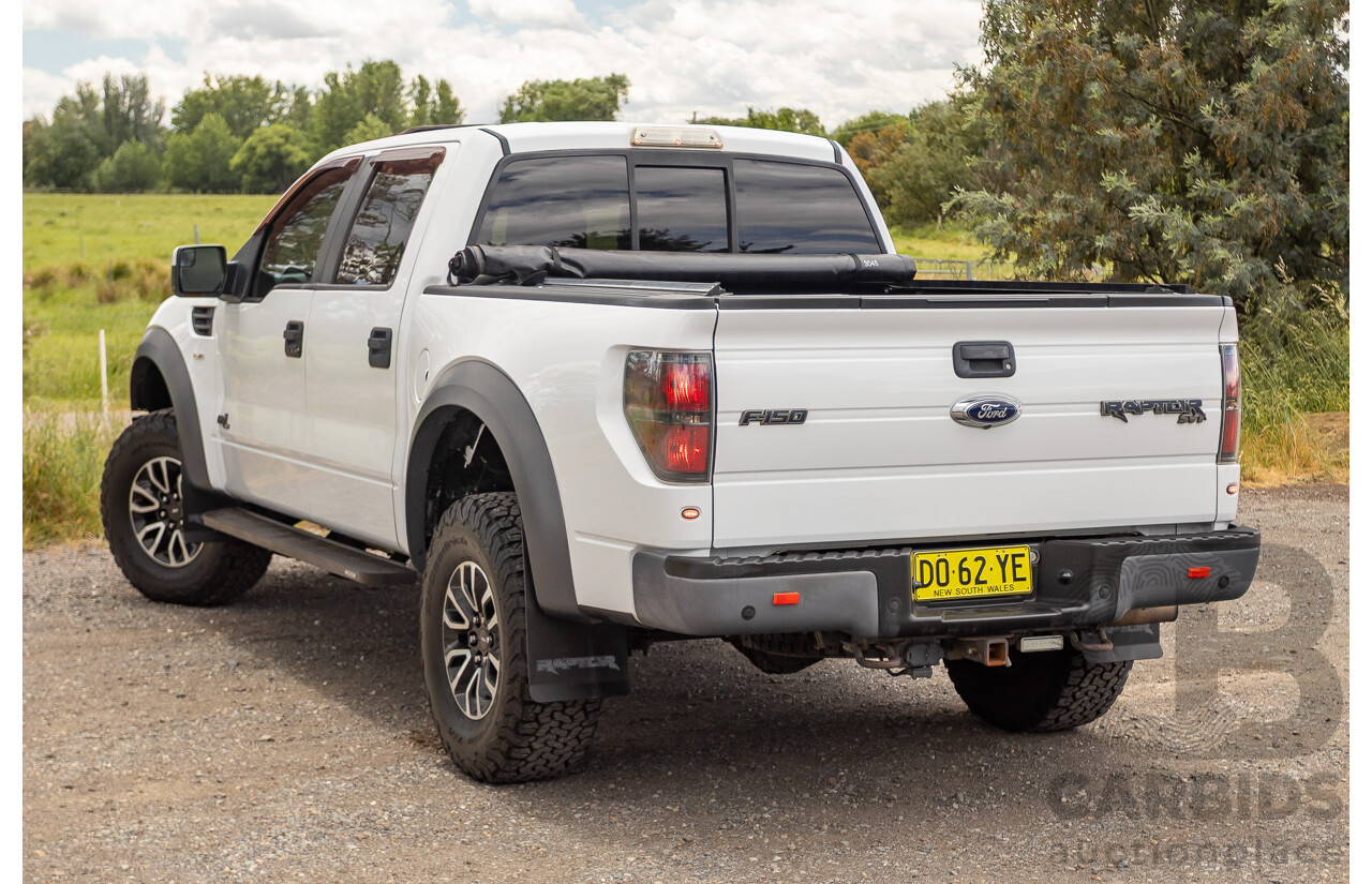 05/2015 Ford F-150 SVT Raptor LWB (4x4) MY15 4d Super Crew Cab Oxford White V8 6.2L