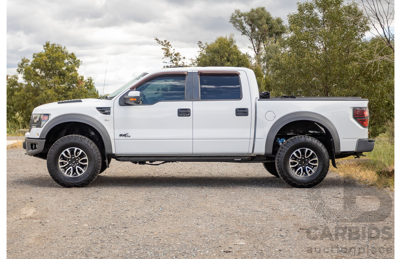 05/2015 Ford F-150 SVT Raptor LWB (4x4) MY15 4d Super Crew Cab Oxford White V8 6.2L