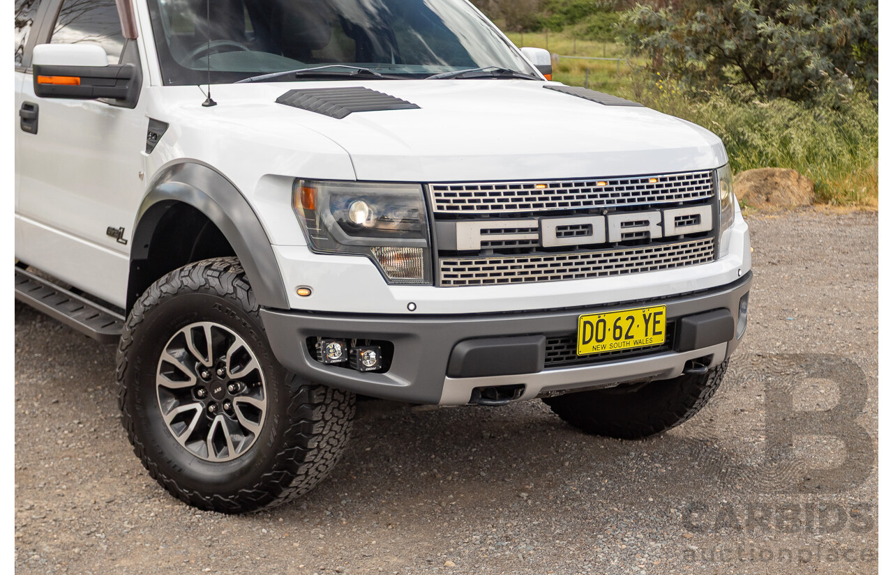 05/2015 Ford F-150 SVT Raptor LWB (4x4) MY15 4d Super Crew Cab Oxford White V8 6.2L