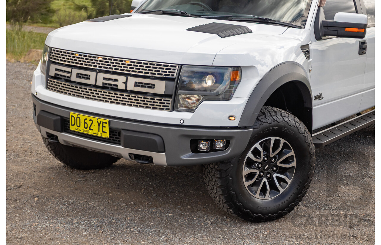 05/2015 Ford F-150 SVT Raptor LWB (4x4) MY15 4d Super Crew Cab Oxford White V8 6.2L