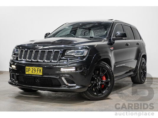 03/2014 Jeep Grand Cherokee SRT 8 (4x4) WK MY14 4D Wagon Brilliant Black 6.4L 03/2014 Jeep Grand Cherokee SRT 8 (4x4) WK MY14 4D Wagon Brilliant Black 6.4L