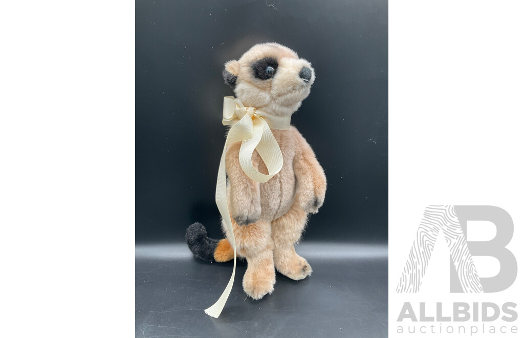 ASHTON DRAKE Porcelain Baby Doll ''Little Bit of Sunshine'', Tambo Teddies Bear and CocaCola Plush Polar Bear and Meerkat Plush Toy - Lot of 4