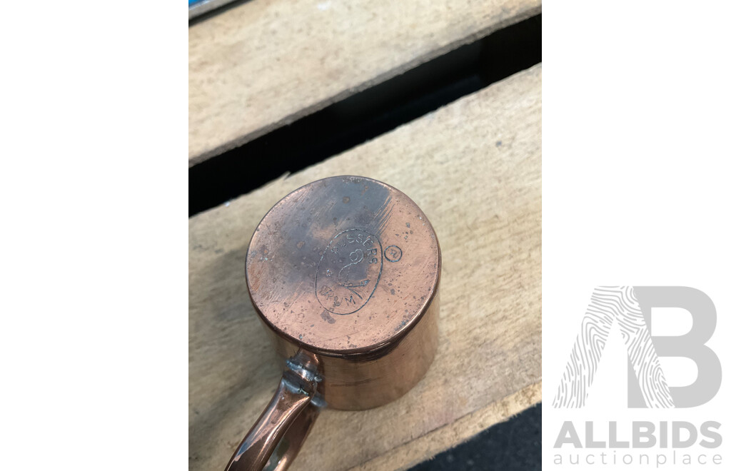 Collection of Memorabilia Releated to the HMAS and Royal Australian Navy, Including Rum Navy 1/2 Gill Copper Cup