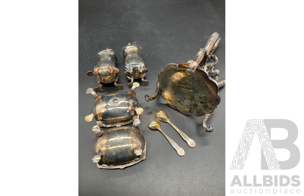 Collection of Plated Silver Tableware and Others