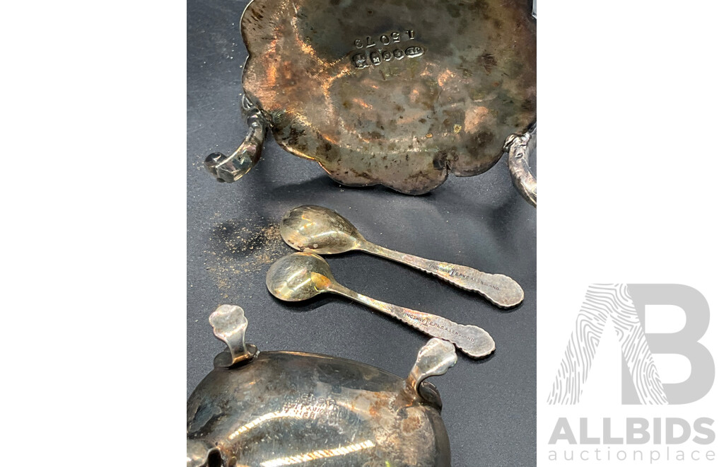 Collection of Plated Silver Tableware and Others