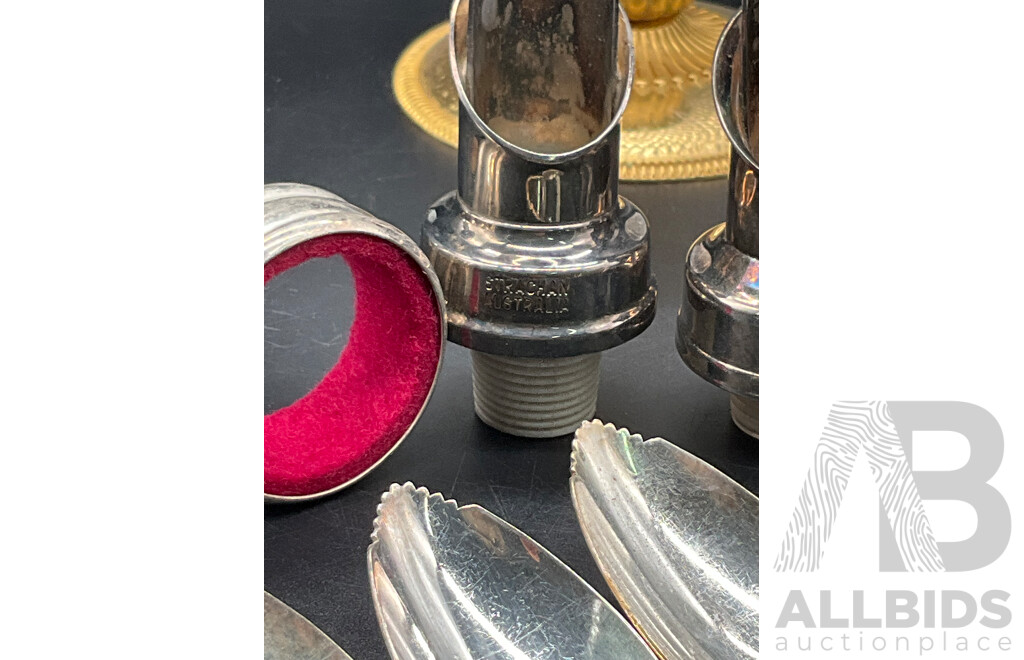 Collection of Plated Silver Tableware and Others