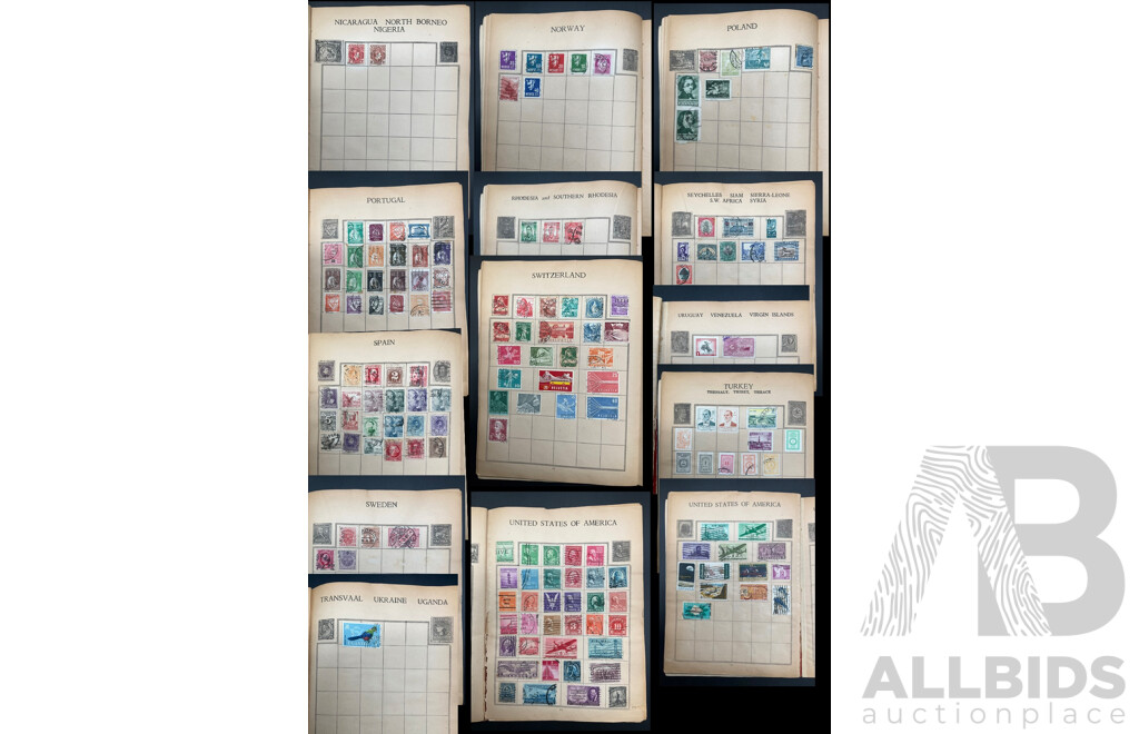 Collection of Australian and International Mint and Cancelled  Decimal Stamps and Vintage Books