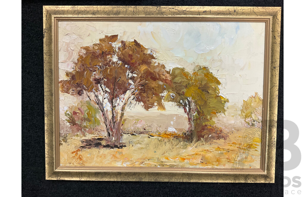 Kenneth Jack (1924-2006) ''Echuca Port'' Framed Print 68 X 95 Cm (Frame) and Assorted Prints and Paintings - Lot of 9