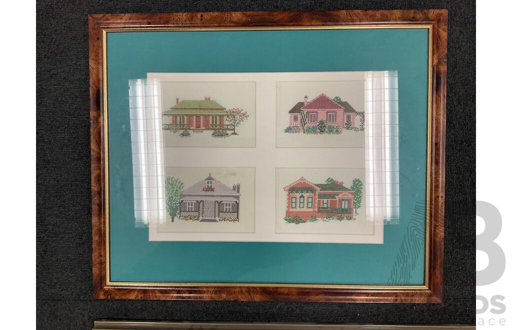 Kenneth Jack (1924-2006) ''Echuca Port'' Framed Print 68 X 95 Cm (Frame) and Assorted Prints and Paintings - Lot of 9