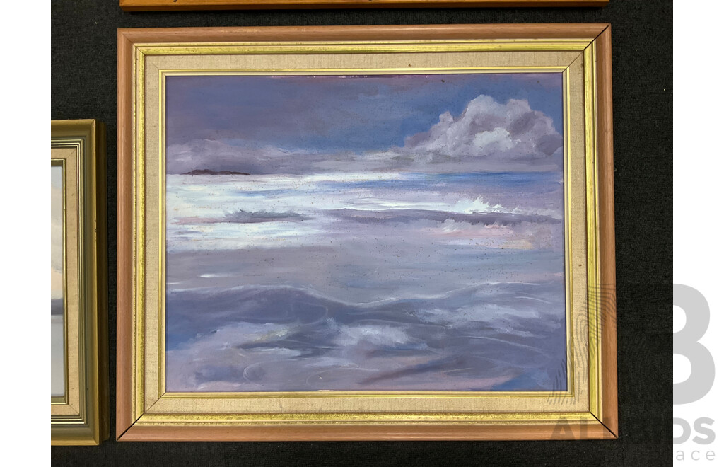 Jan Thicke (Uknown Artist), Oil on Board and Others - Lot of 6