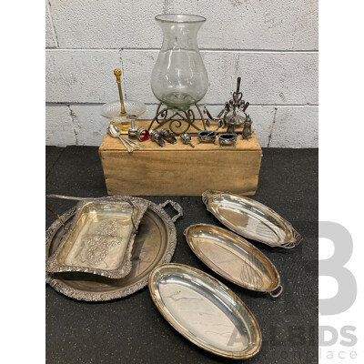 Collection of Plated Silver Tableware and Others
