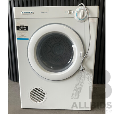 SIMPSON 4kg Vented Dryer (39P400M)