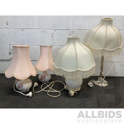 Assorted Table Lamps - Lot of 4