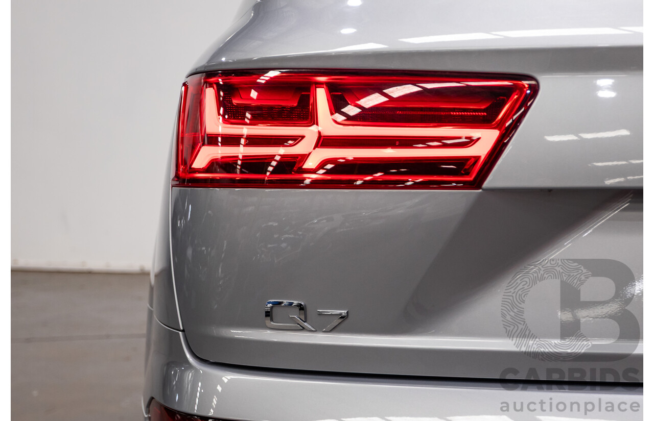 01/2015 Audi Q7 3.0 TDI Quattro 200kW (AWD) 4M 4D Wagon Florett Silver Turbo Diesel 3.0L - 7 Seats