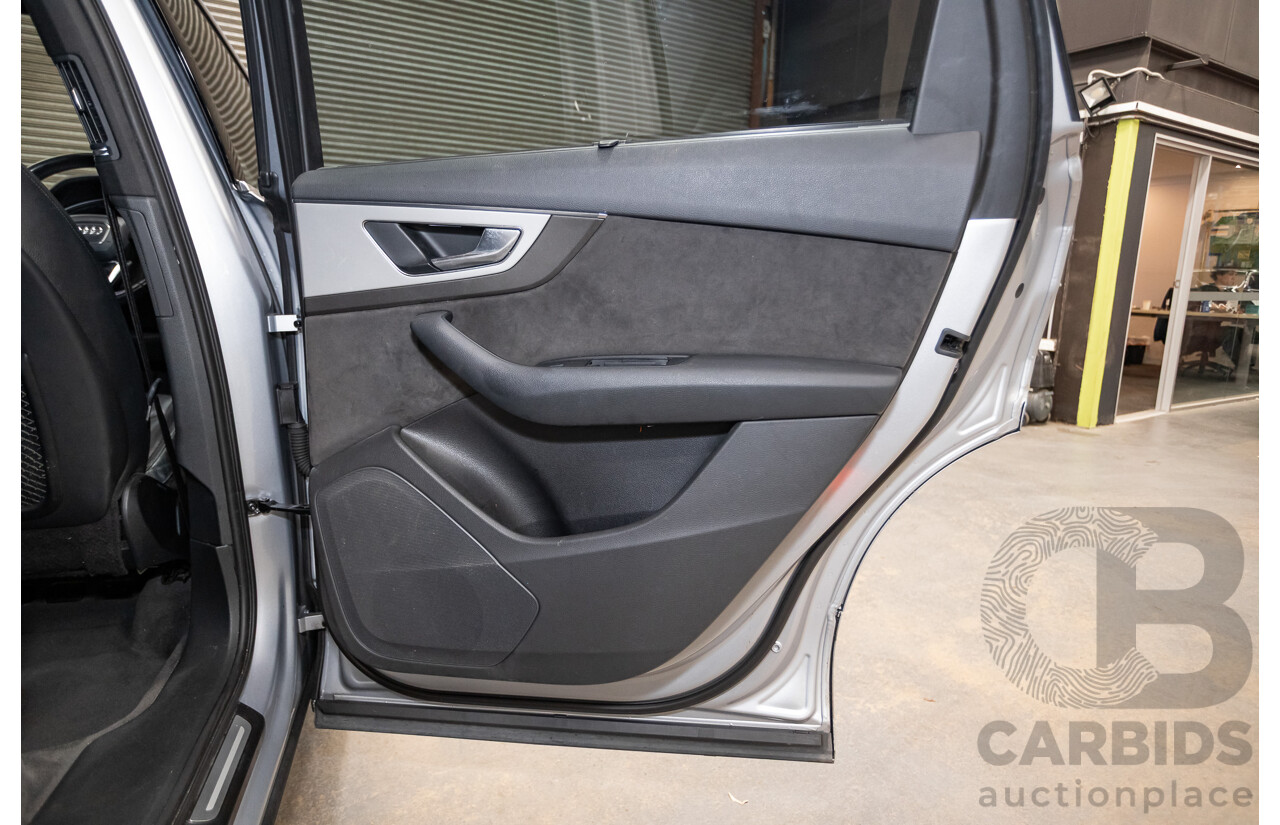01/2015 Audi Q7 3.0 TDI Quattro 200kW (AWD) 4M 4D Wagon Florett Silver Turbo Diesel 3.0L - 7 Seats