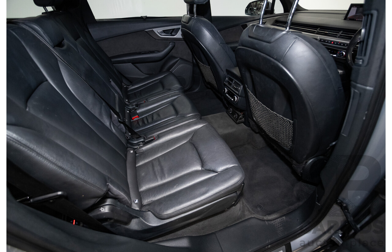 01/2015 Audi Q7 3.0 TDI Quattro 200kW (AWD) 4M 4D Wagon Florett Silver Turbo Diesel 3.0L - 7 Seats