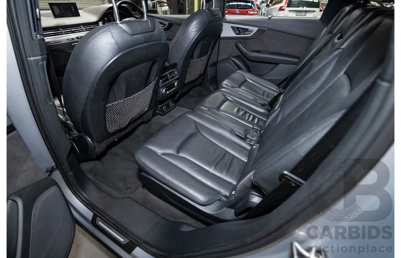 01/2015 Audi Q7 3.0 TDI Quattro 200kW (AWD) 4M 4D Wagon Florett Silver Turbo Diesel 3.0L - 7 Seats