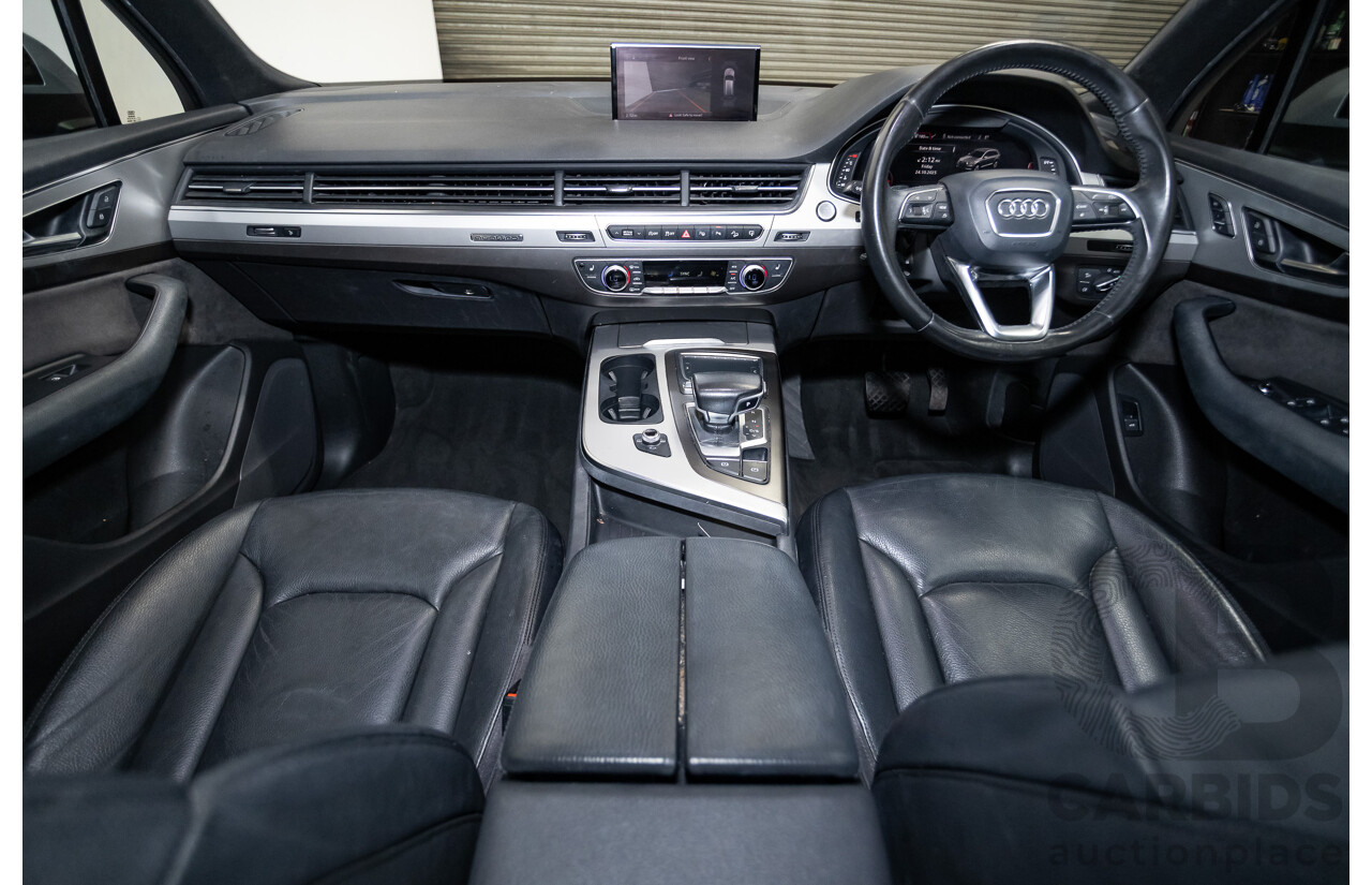 01/2015 Audi Q7 3.0 TDI Quattro 200kW (AWD) 4M 4D Wagon Florett Silver Turbo Diesel 3.0L - 7 Seats