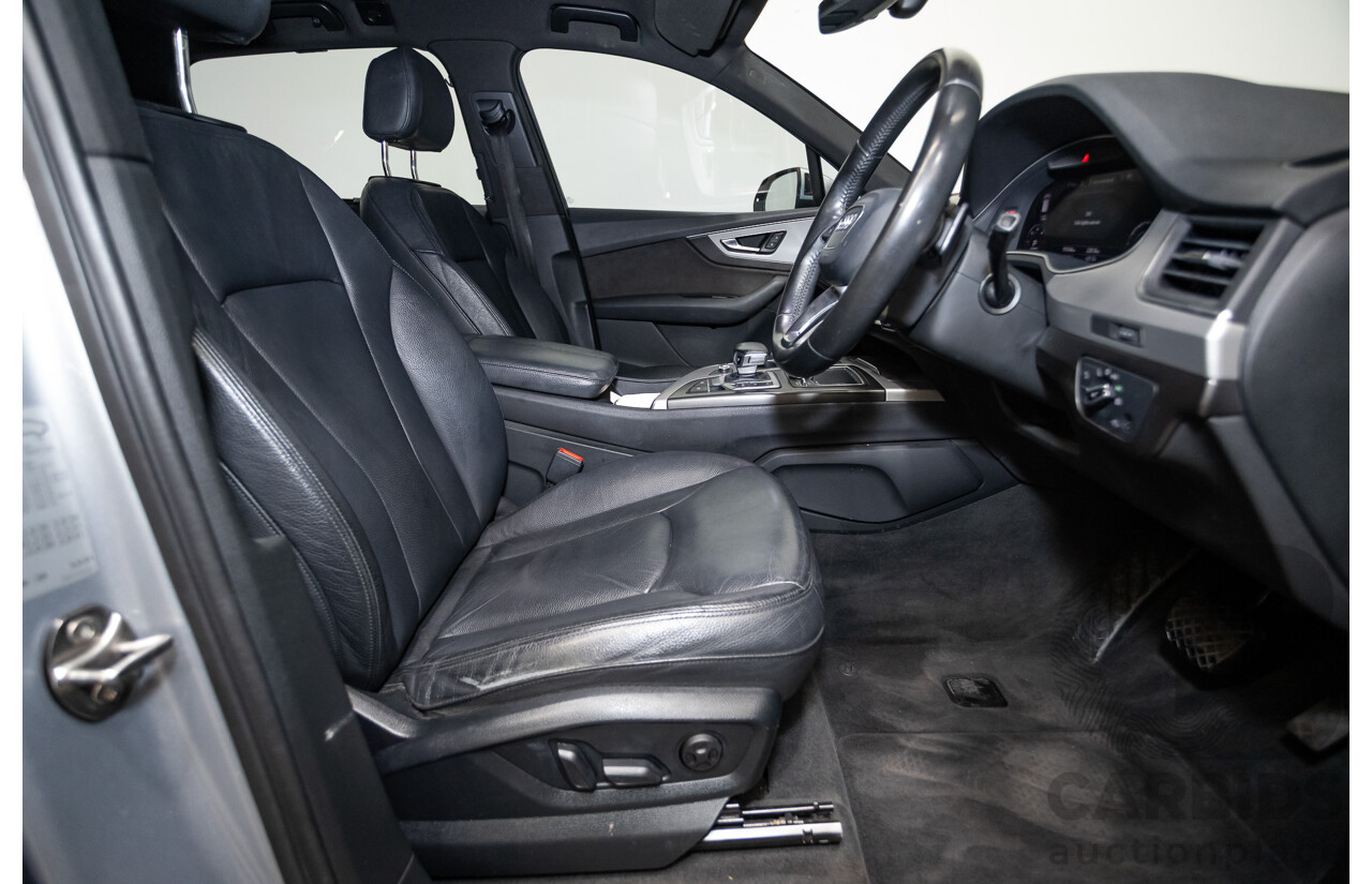 01/2015 Audi Q7 3.0 TDI Quattro 200kW (AWD) 4M 4D Wagon Florett Silver Turbo Diesel 3.0L - 7 Seats