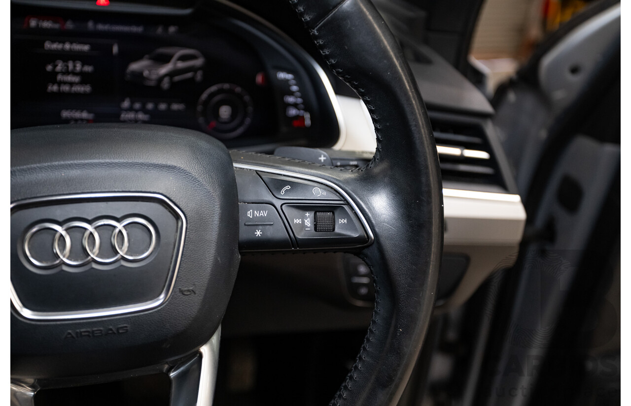 01/2015 Audi Q7 3.0 TDI Quattro 200kW (AWD) 4M 4D Wagon Florett Silver Turbo Diesel 3.0L - 7 Seats