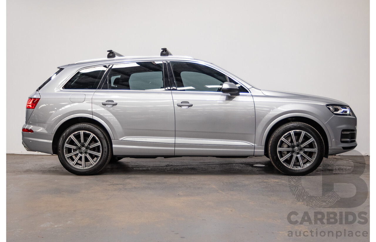 01/2015 Audi Q7 3.0 TDI Quattro 200kW (AWD) 4M 4D Wagon Florett Silver Turbo Diesel 3.0L - 7 Seats