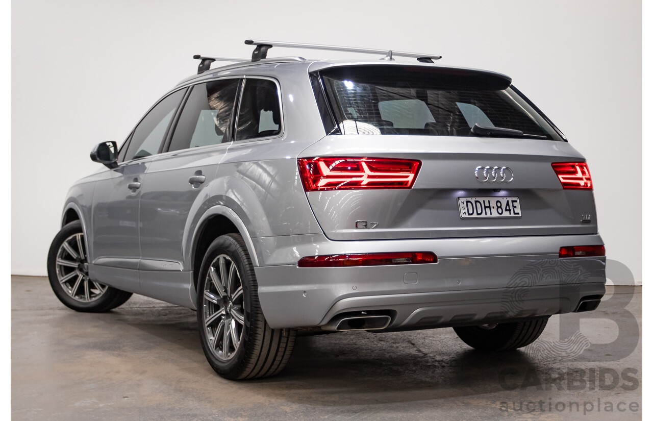 01/2015 Audi Q7 3.0 TDI Quattro 200kW (AWD) 4M 4D Wagon Florett Silver Turbo Diesel 3.0L - 7 Seats