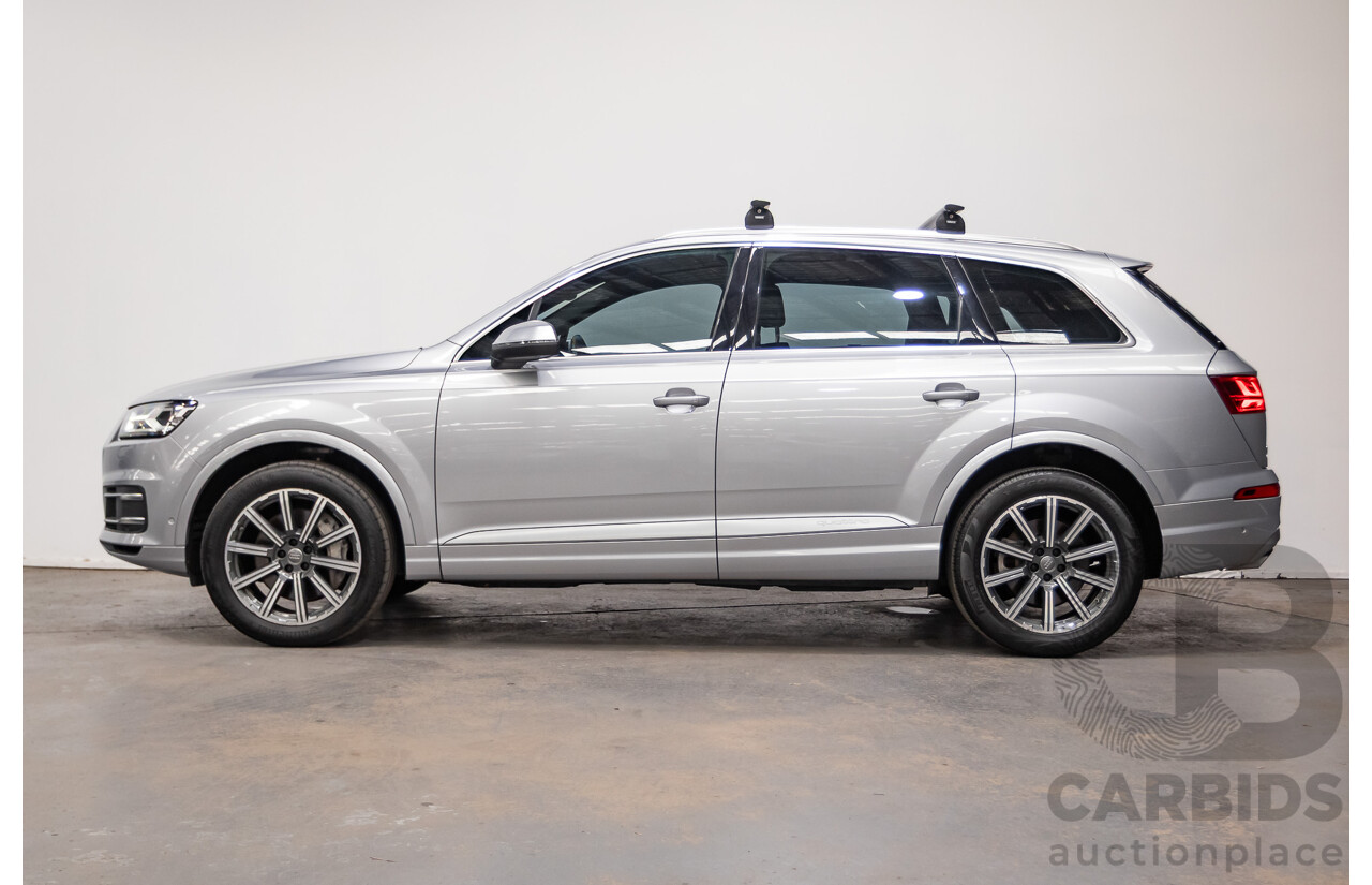 01/2015 Audi Q7 3.0 TDI Quattro 200kW (AWD) 4M 4D Wagon Florett Silver Turbo Diesel 3.0L - 7 Seats
