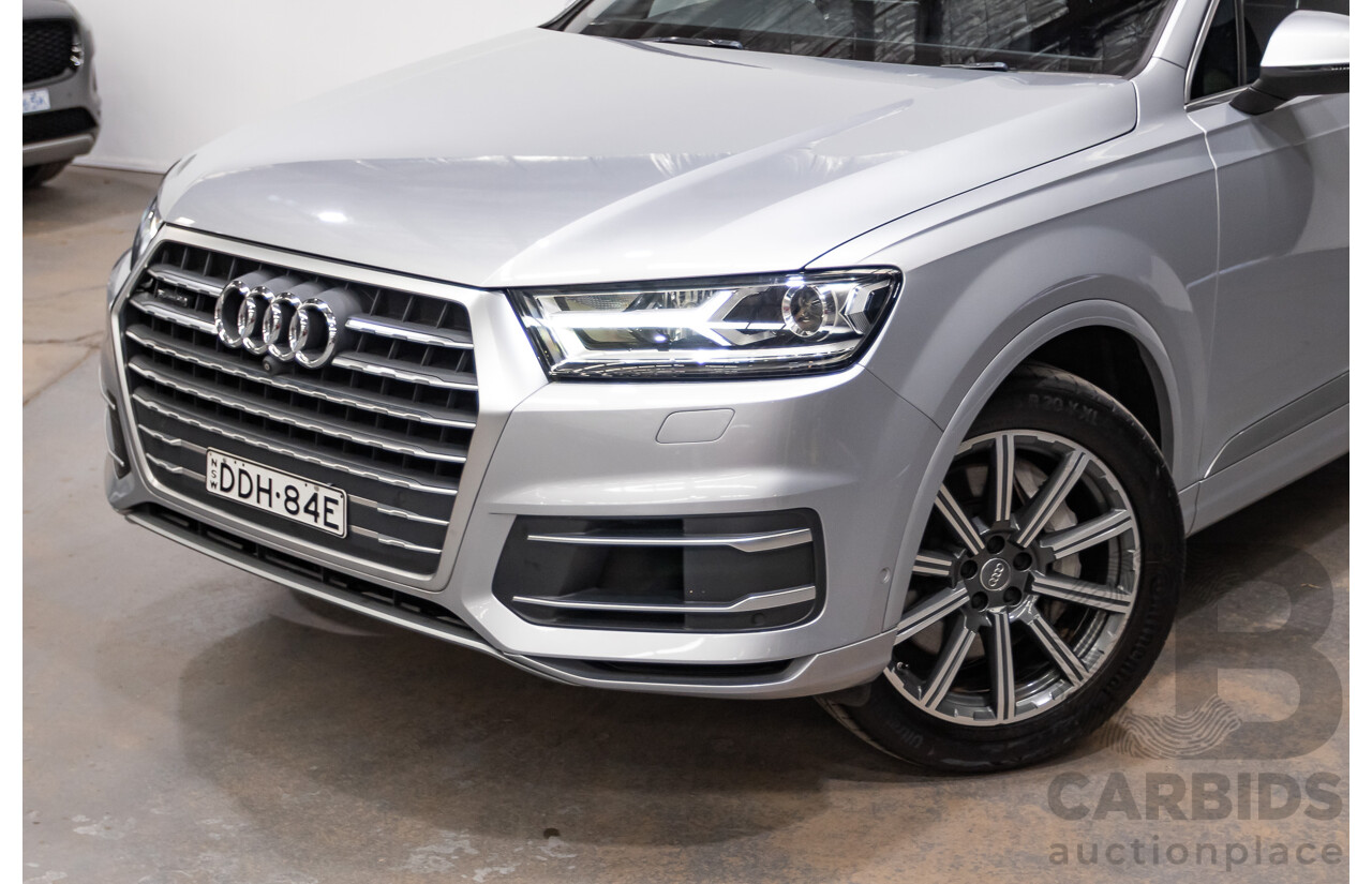 01/2015 Audi Q7 3.0 TDI Quattro 200kW (AWD) 4M 4D Wagon Florett Silver Turbo Diesel 3.0L - 7 Seats