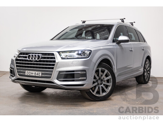 01/2015 Audi Q7 3.0 TDI Quattro 200kW (AWD) 4M 4D Wagon Florett Silver Turbo Diesel 3.0L - 7 Seats 01/2015 Audi Q7 3.0 TDI Quattro 200kW (AWD) 4M 4D Wagon Florett Silver Turbo Diesel 3.0L - 7 Seats