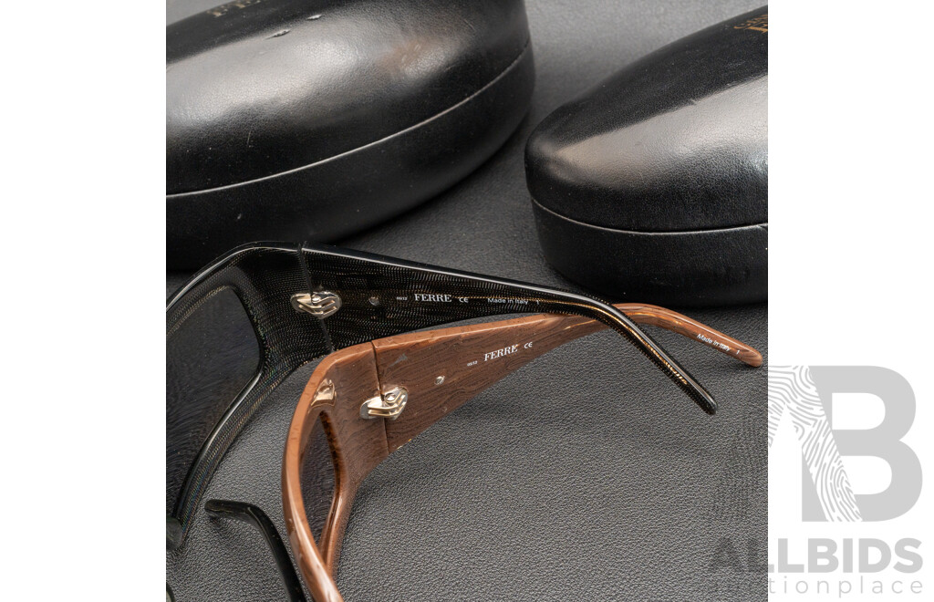 Gianfranco Ferre Sunglasses as New with Cases - GF72808 & GF72805