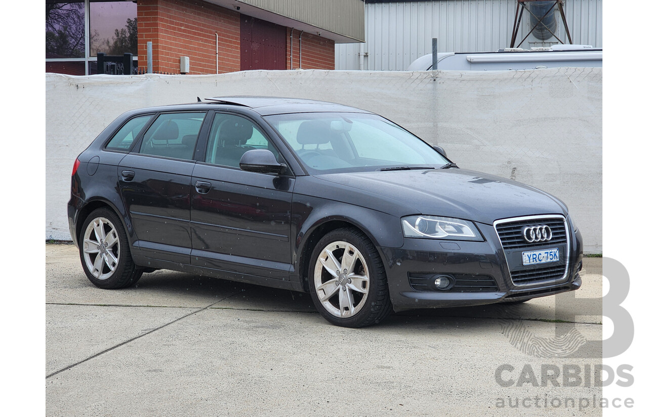 5/2009 Audi A3 Sportback 2.0 TDI Ambition 8P MY09 5d Hatchback Grey 2.0L