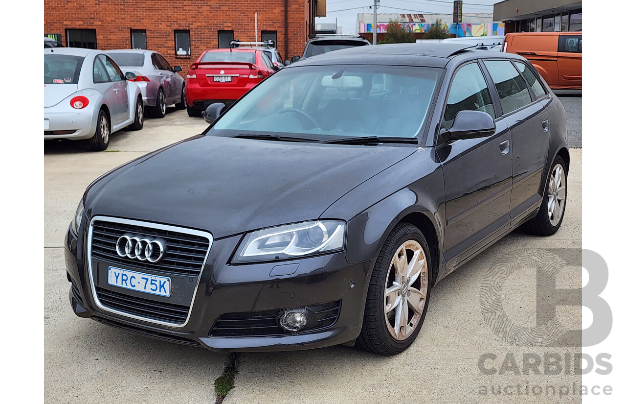 5/2009 Audi A3 Sportback 2.0 TDI Ambition 8P MY09 5d Hatchback Grey 2.0L
