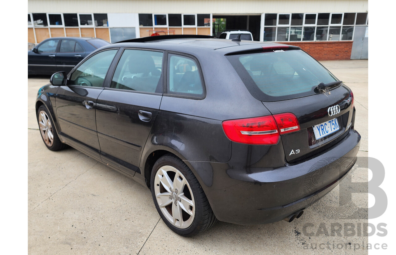5/2009 Audi A3 Sportback 2.0 TDI Ambition 8P MY09 5d Hatchback Grey 2.0L