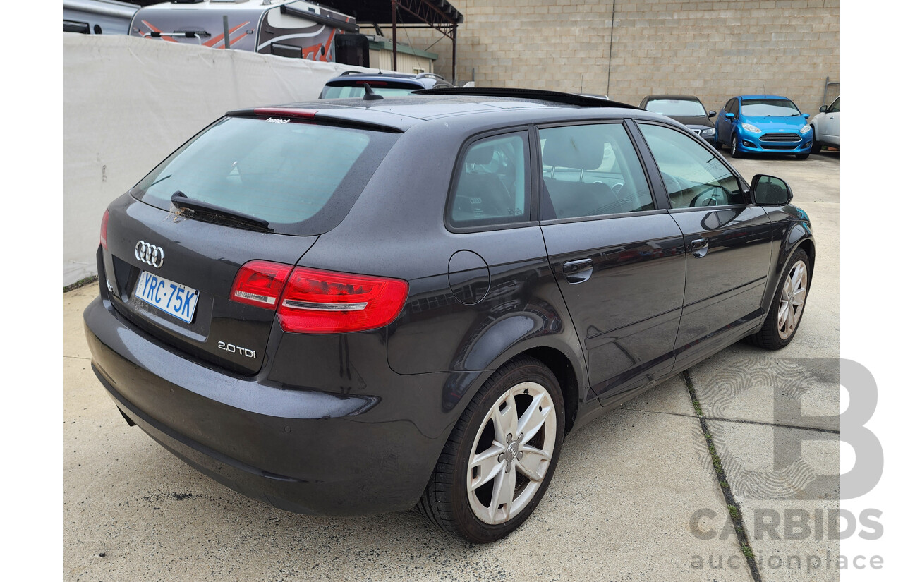 5/2009 Audi A3 Sportback 2.0 TDI Ambition 8P MY09 5d Hatchback Grey 2.0L