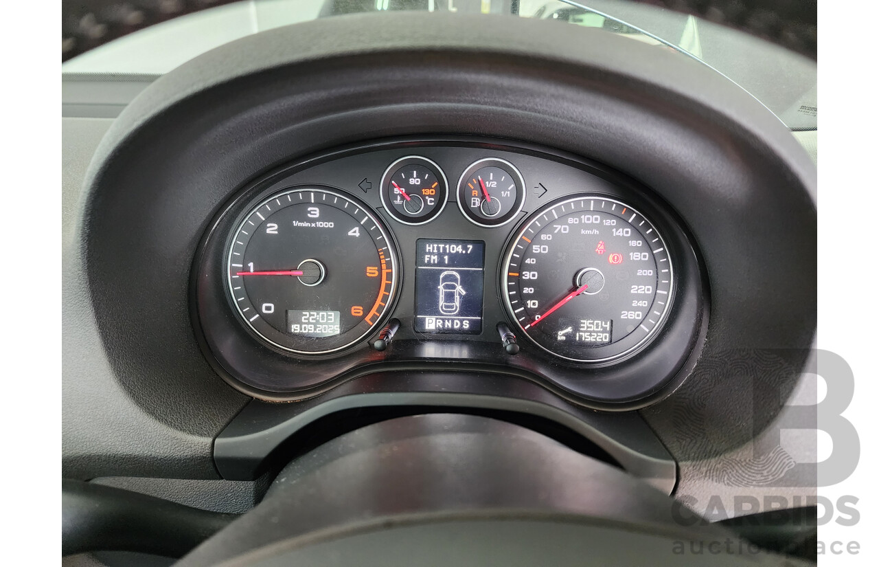 5/2009 Audi A3 Sportback 2.0 TDI Ambition 8P MY09 5d Hatchback Grey 2.0L