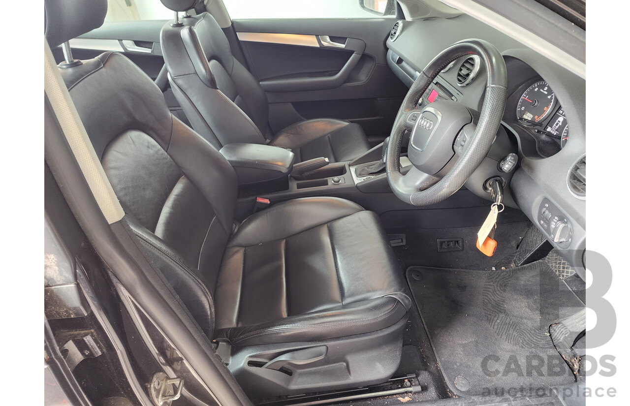 5/2009 Audi A3 Sportback 2.0 TDI Ambition 8P MY09 5d Hatchback Grey 2.0L