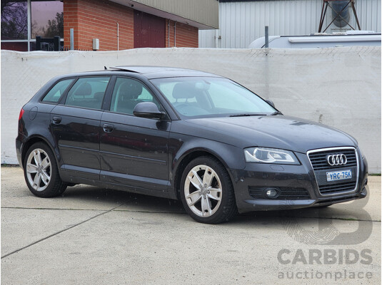 5/2009 Audi A3 Sportback 2.0 TDI Ambition 8P MY09 5d Hatchback Grey 2.0L 5/2009 Audi A3 Sportback 2.0 TDI Ambition 8P MY09 5d Hatchback Grey 2.0L