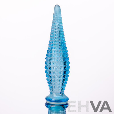 Matched Pair of Vintage Glass Genie Bottles