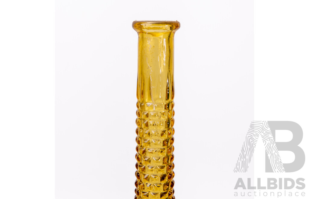 Matched Pair of Vintage Glass Genie Bottles