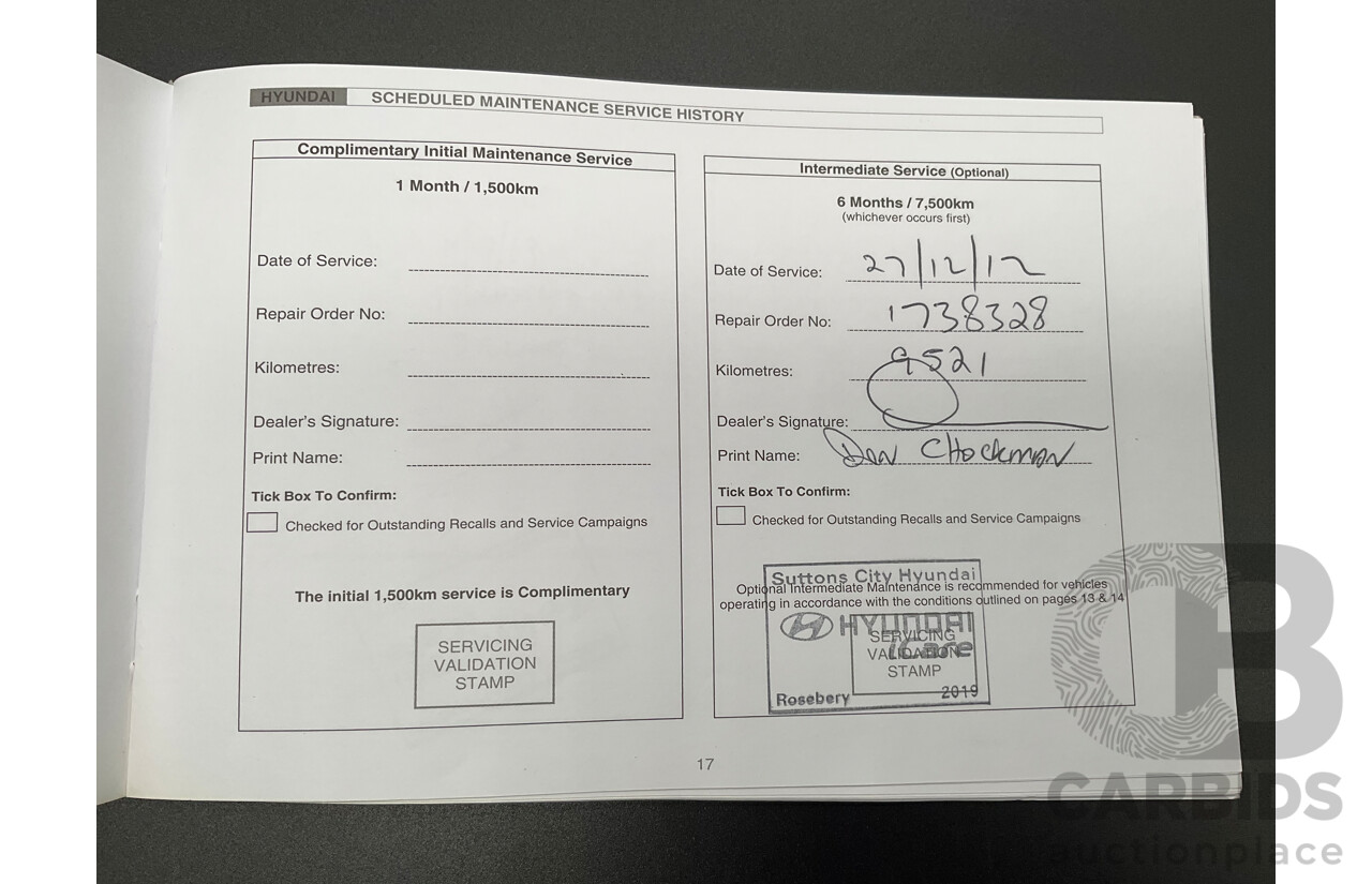 8/2011 Hyundai iLoad TQ MY11 4d Van Ceramic White Turbo Diesel 2.5L