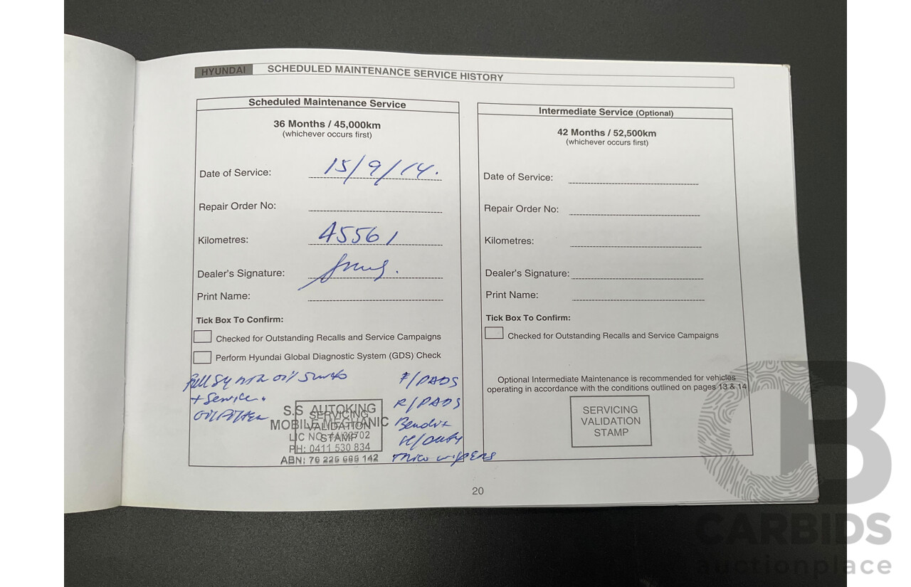 8/2011 Hyundai iLoad TQ MY11 4d Van Ceramic White Turbo Diesel 2.5L