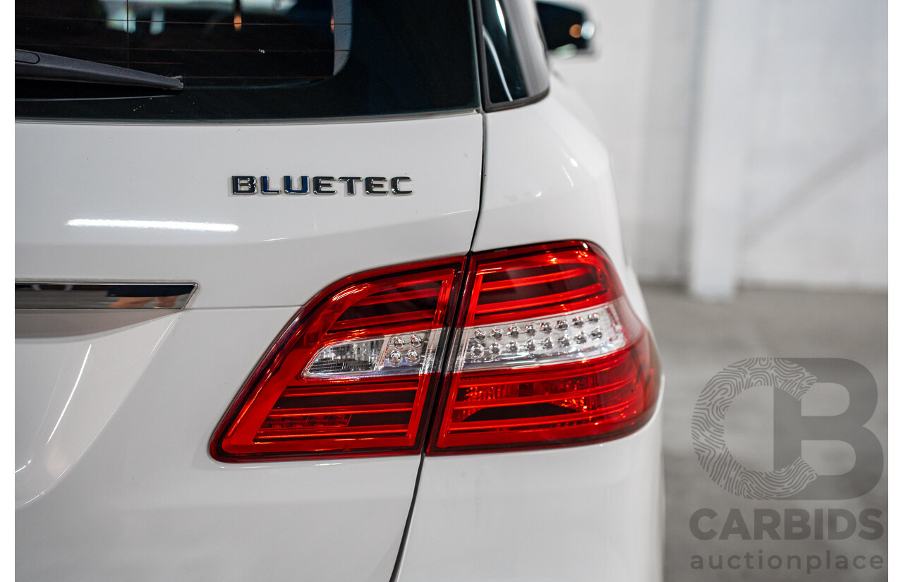 6/2015 Mercedes-Benz ML 250 CDI Bluetec (4x4) 166 MY14 4d Wagon Polar White Turbo Diesel 2.1L