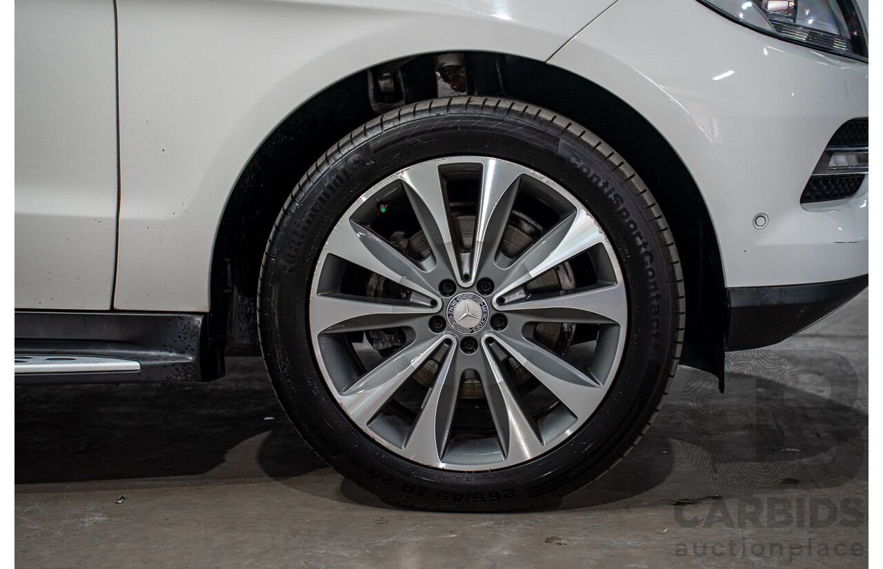6/2015 Mercedes-Benz ML 250 CDI Bluetec (4x4) 166 MY14 4d Wagon Polar White Turbo Diesel 2.1L
