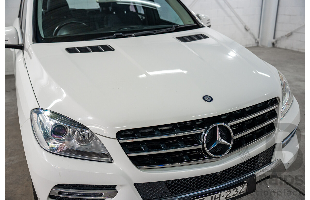 6/2015 Mercedes-Benz ML 250 CDI Bluetec (4x4) 166 MY14 4d Wagon Polar White Turbo Diesel 2.1L
