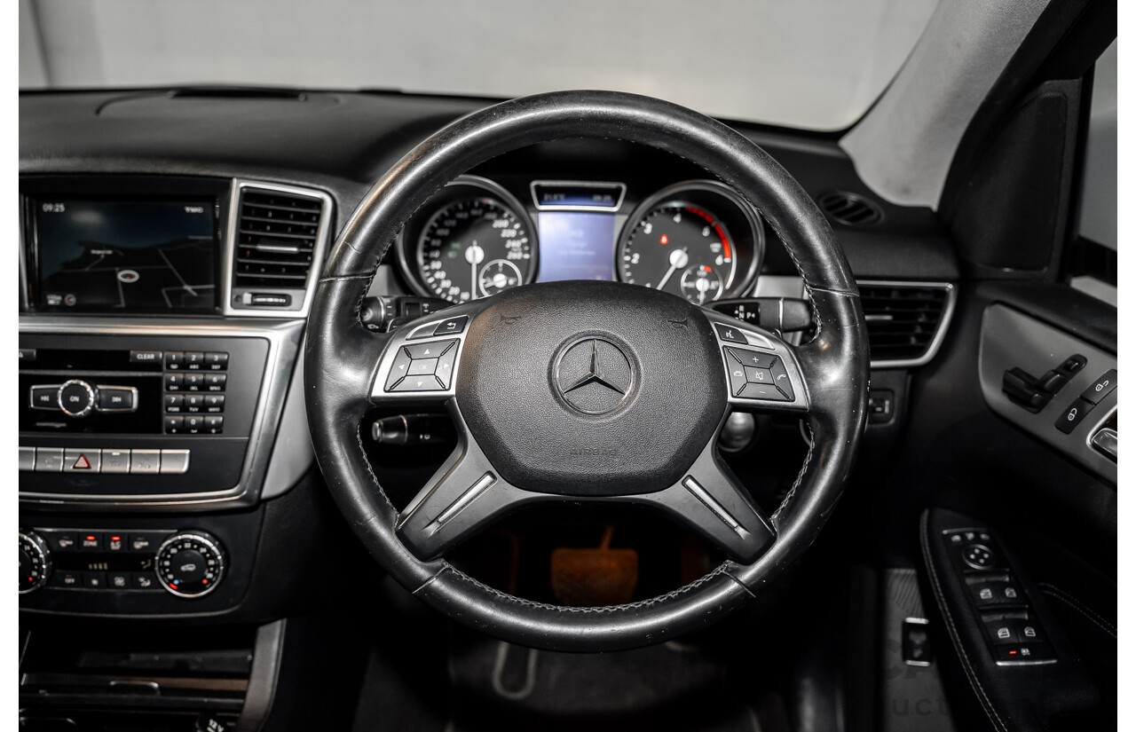 6/2015 Mercedes-Benz ML 250 CDI Bluetec (4x4) 166 MY14 4d Wagon Polar White Turbo Diesel 2.1L