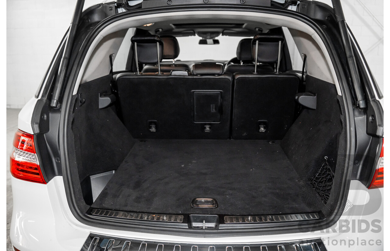 6/2015 Mercedes-Benz ML 250 CDI Bluetec (4x4) 166 MY14 4d Wagon Polar White Turbo Diesel 2.1L