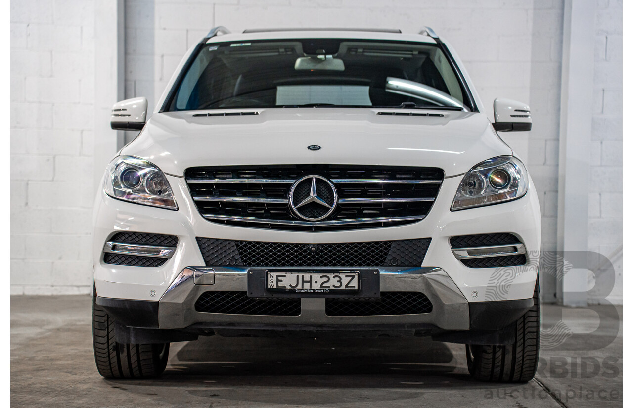 6/2015 Mercedes-Benz ML 250 CDI Bluetec (4x4) 166 MY14 4d Wagon Polar White Turbo Diesel 2.1L
