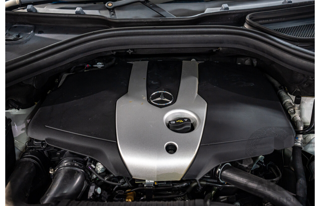 6/2015 Mercedes-Benz ML 250 CDI Bluetec (4x4) 166 MY14 4d Wagon Polar White Turbo Diesel 2.1L